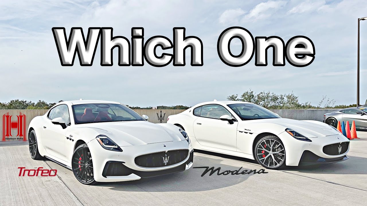 Maserati GranTurismo Modena 2024 года против GranTurismo Trofeo: что лучше? Полные характеристики...