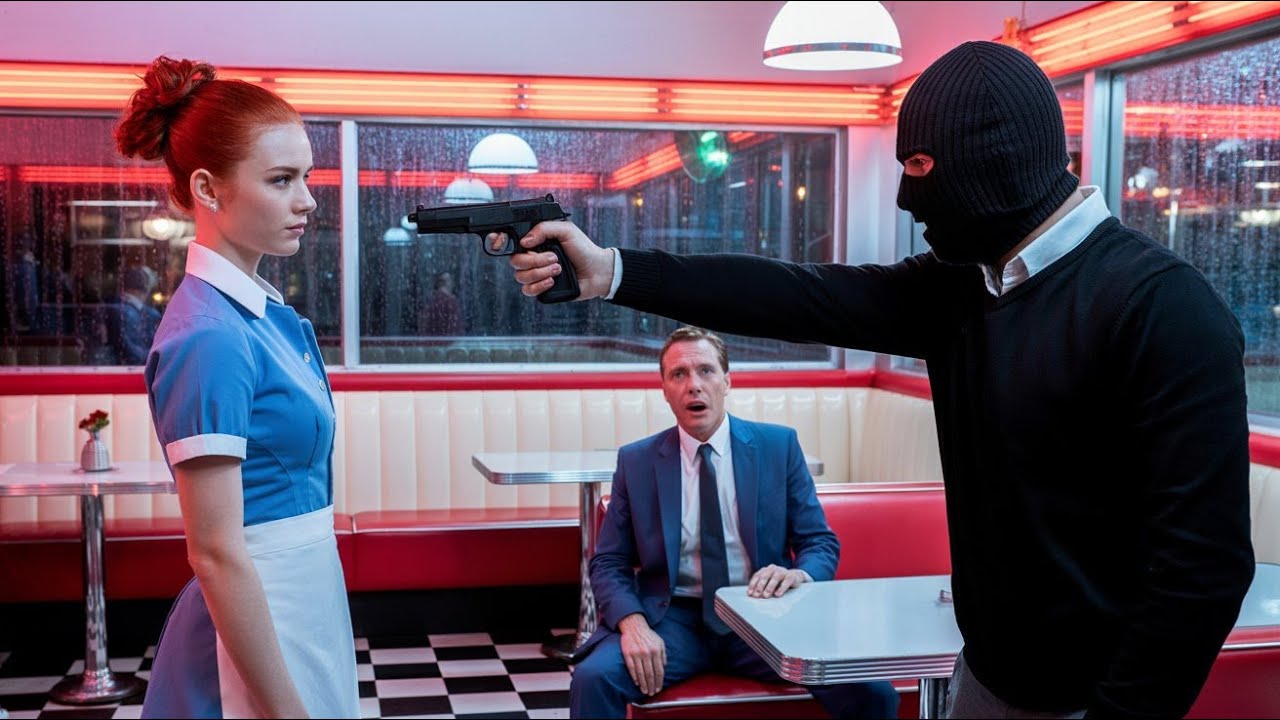 Billionaire Saw Waitress Stay Calm at Gunpoint — What Happened Next Stunned the World!