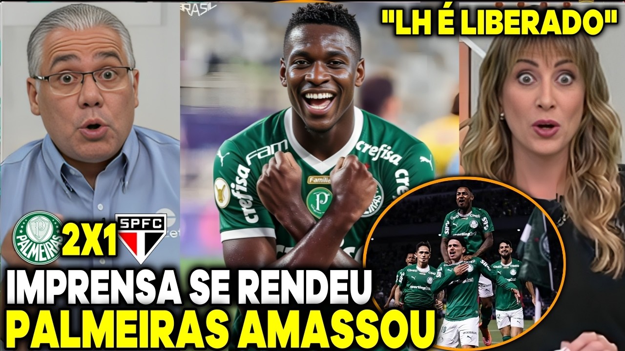 LUIZ HENRIQUE É LIBERADO! IMPRENSA RASGOU ELOGIOS AO PALMEIRAS 