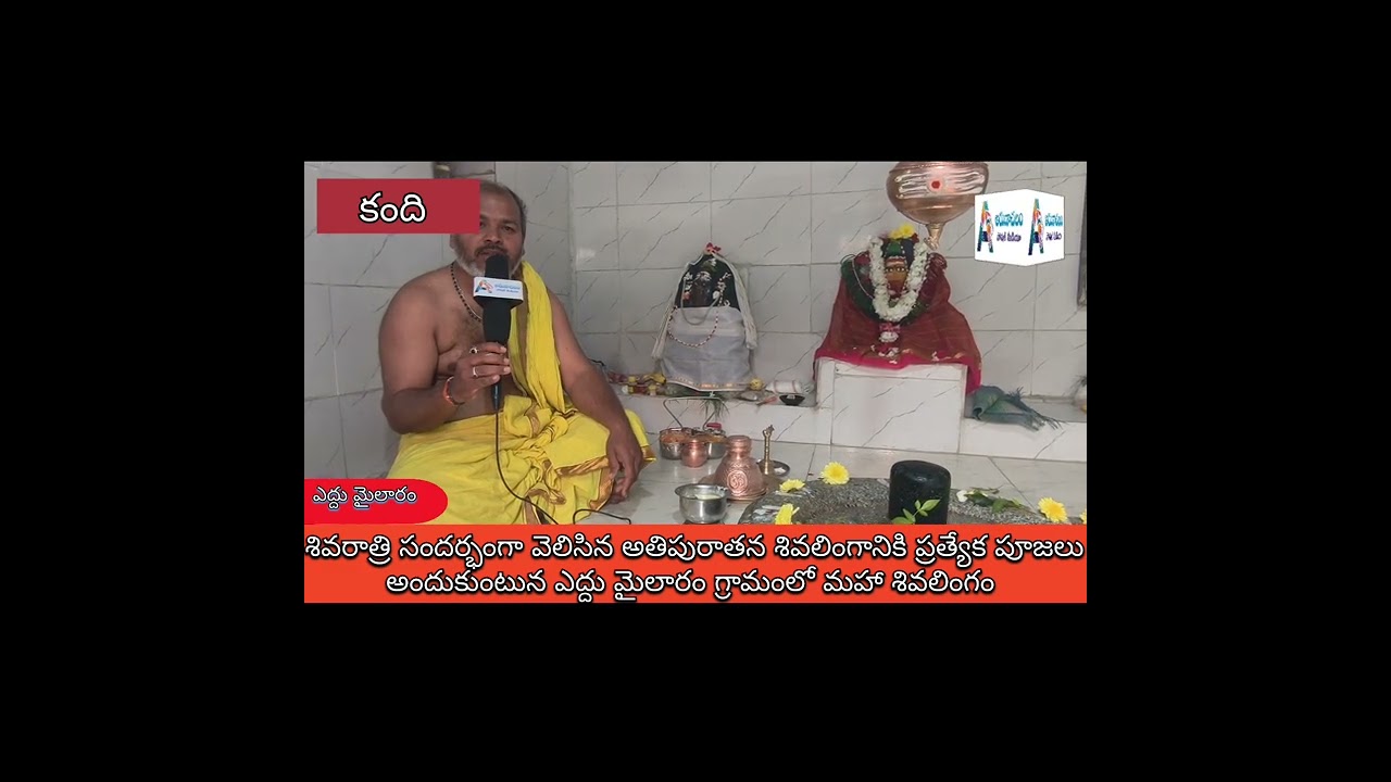 ఎద్దు మైలారం గ్రామంలో స్వయంభుగా వెలిసిన మహా శివలింగం #news # మహాశివరాత్రి
