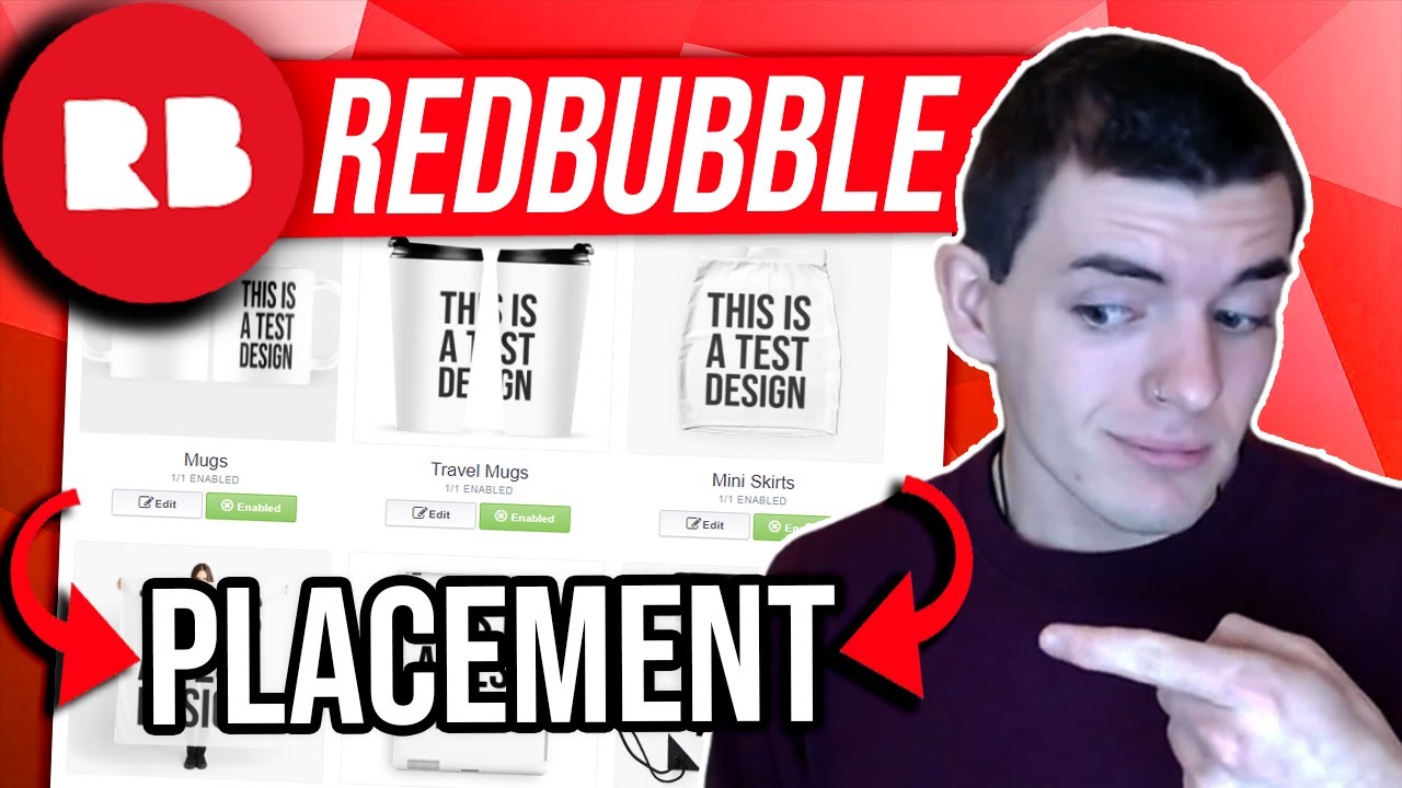 My Redbubble Design Placement Process (ALL PRODUCTS!!) - Redbubble Tutorial