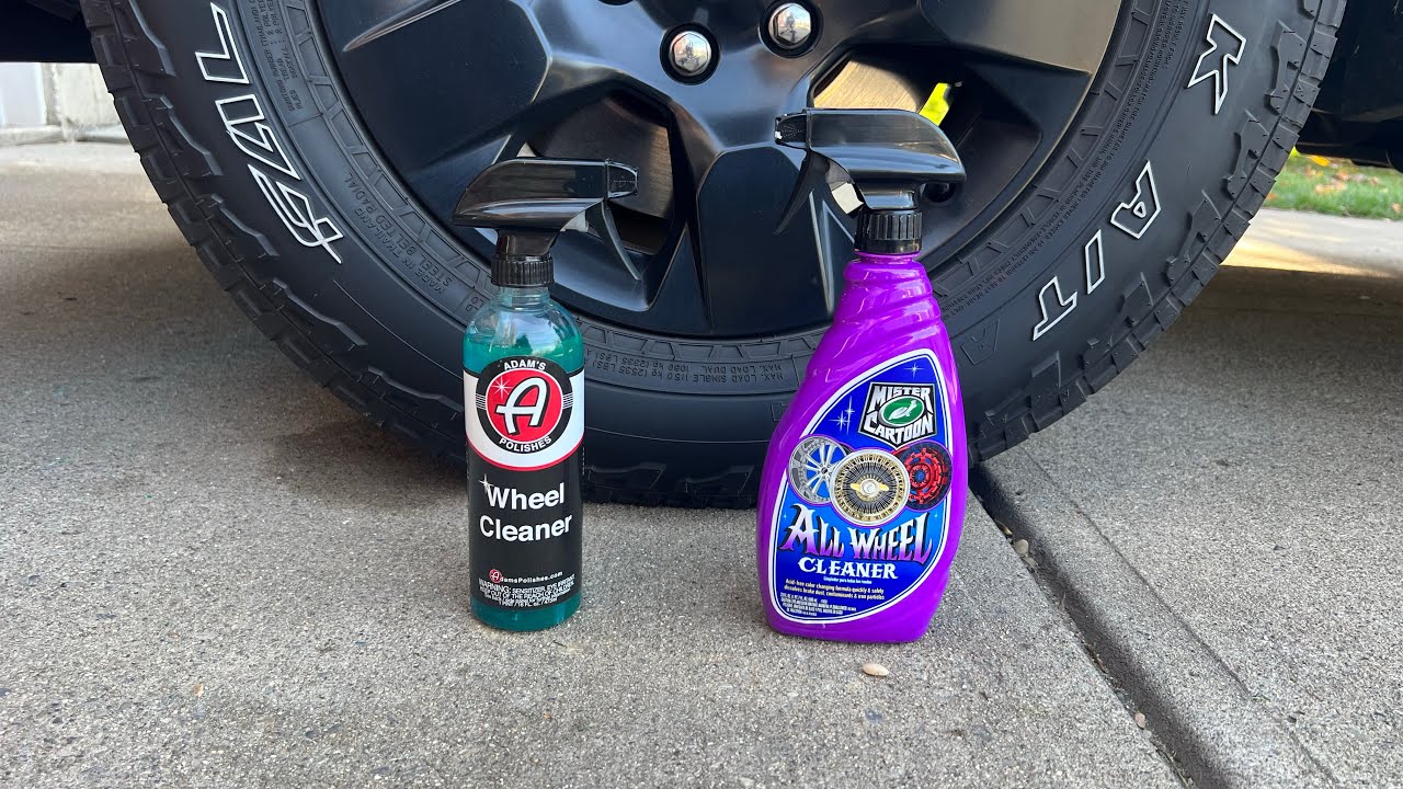Wheel Cleaner battle! Turtle Wax Mister Cartoon vs. Adam's!