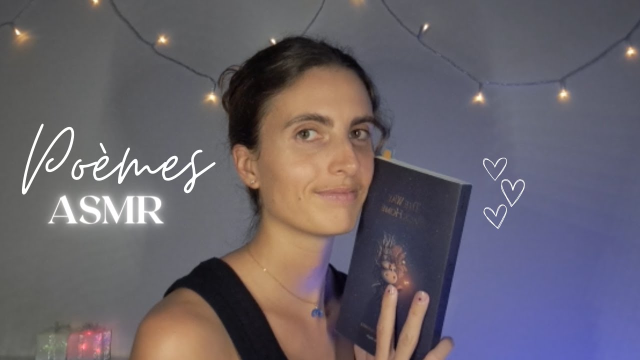 ASMR FR | Lecture de poèmes en anglais (+ traduction français)