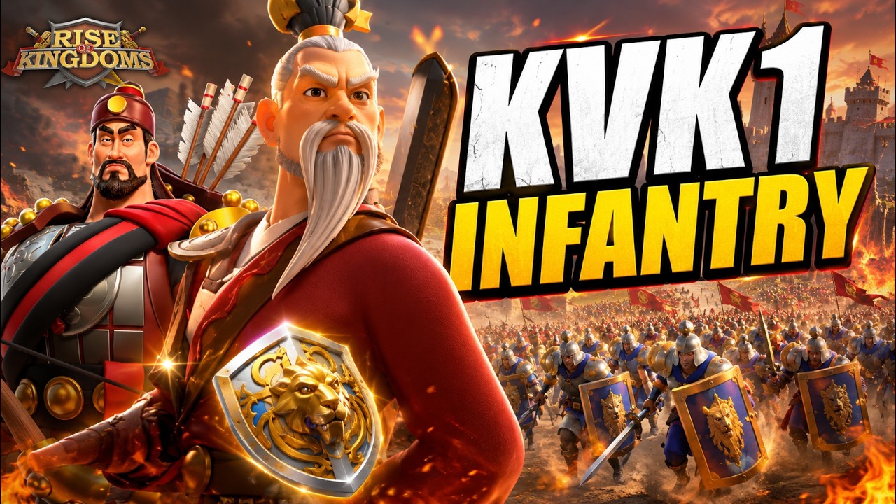 Best Infantry Start for KVK1 | Rise of Kingdoms