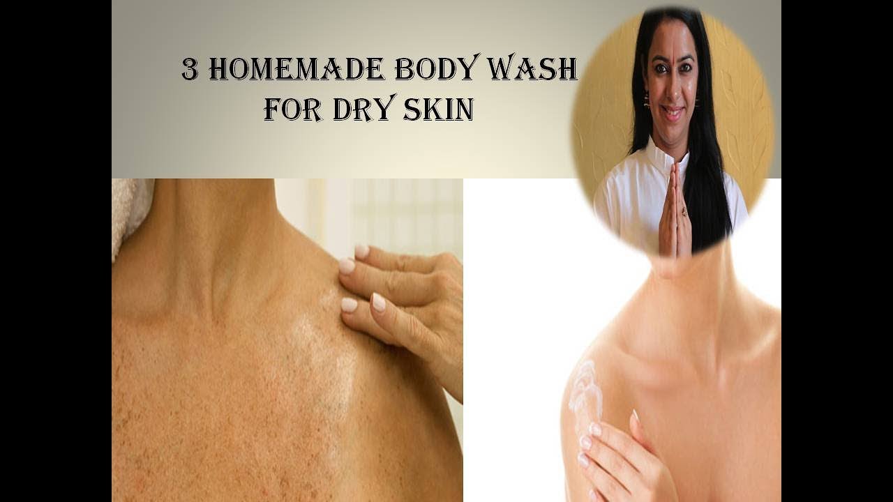 3 Home made body wash for dry skin | रूखी त्वचा के घरेलु उपाय | शरीर की खुजली के लिए
