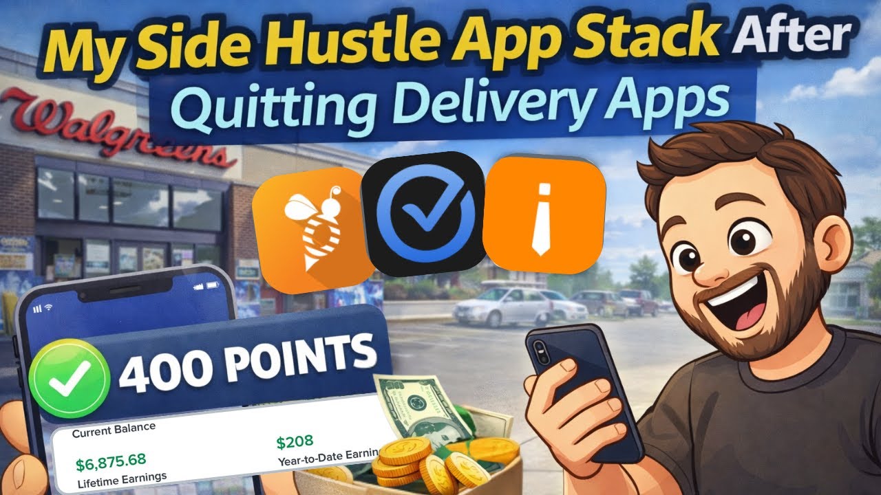 My Side Hustle App Stack After Quitting Delivery Apps