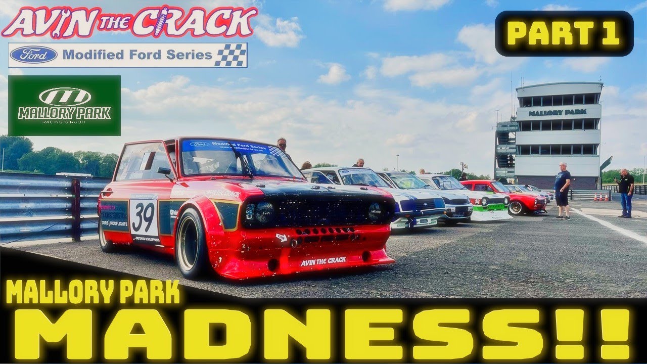 MODIFIED FORDS RACING AT MALLORY PARK | RACE CARS | CAR CRASH | RACING VLOG