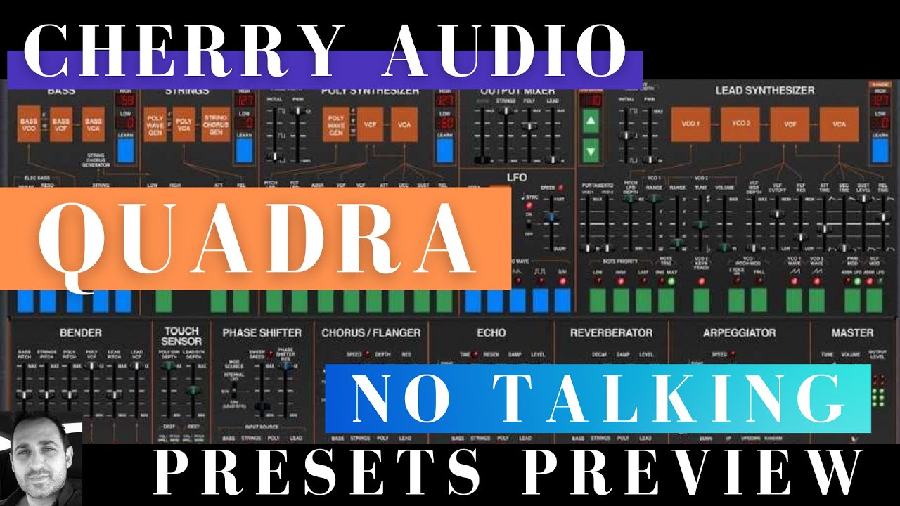 Cherry Audio | Quadra | Presets Preview (No Talking)