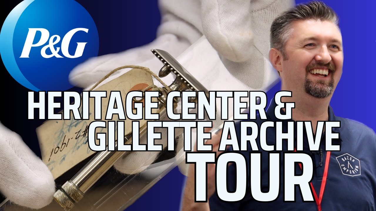 Exploring Razor History Part 1 of 2: Gillette Collector Tours P&G Heritage Center & Archive 🪒🕰️