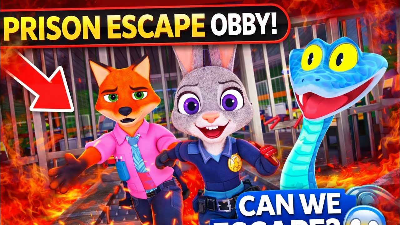 Roblox Zootopia Prison Escape 🔥 Can I Survive?