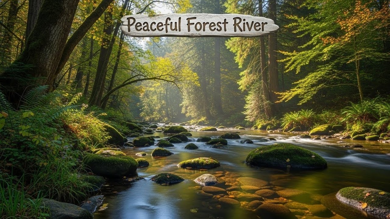 Serene River Water 🌿 Gentle Flowing Ambience for Sleep, Calm, and Meditation #225
