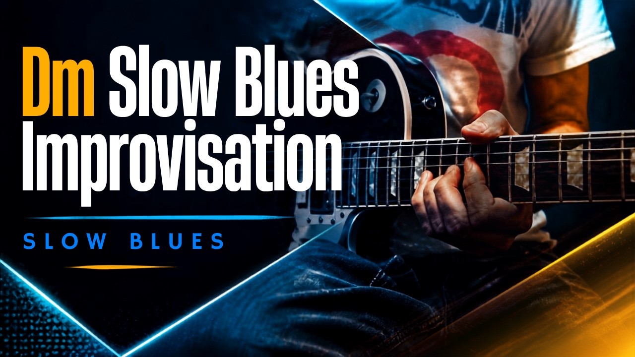 Slow Blues Dm using Gibson Les Paul Standard and Line 6 HD300