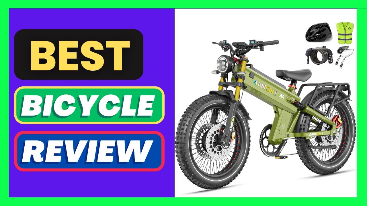ANIIOKI A9 PRO MAX Electric Bike for Adults, 6000W Dual Motor,