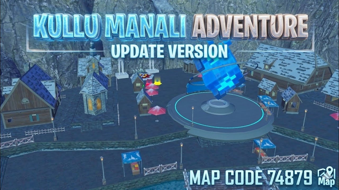 Bgmi wow Parkour Map Code 74879 | KULLU MANALI ADVENTURE |#bgmi #pubg #bgmiwow #tricks 