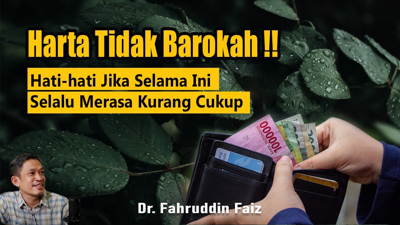 Sekecil Apapun Uang Haram Mengeruhkan Rezeki Halalmu | Ngaji Filsafat | Dr. Fahruddin Faiz
