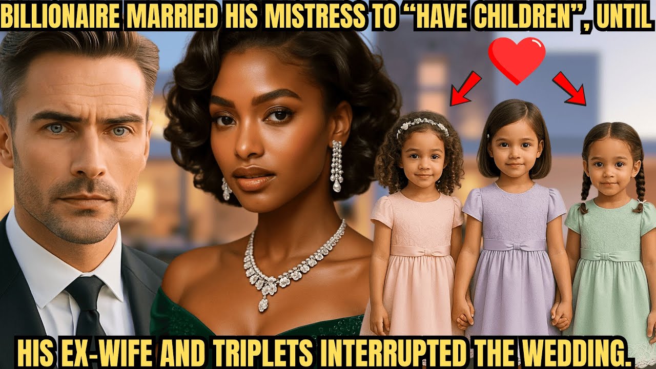 Billionaire Married His Mistress to “Have Children”, until His Ex-Wife and Triplets Interrupted the-