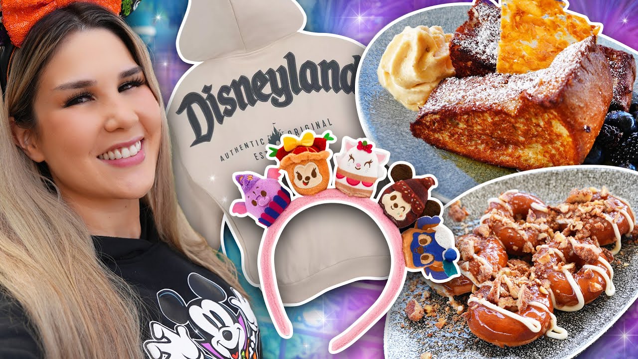 BRUNCH at LAMPLIGHT LOUNGE Can't Be Missed! Tons of NEW MERCH (Christmas!) Disneyland Vlog 2024