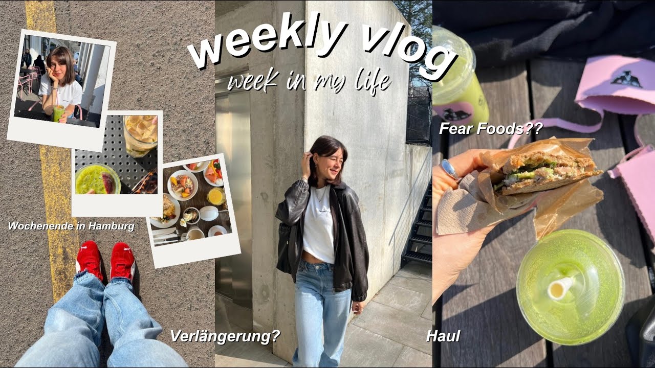 weekly vlog // klinik alltag, wann geht es wieder nach gö? haul, hamburg und co.