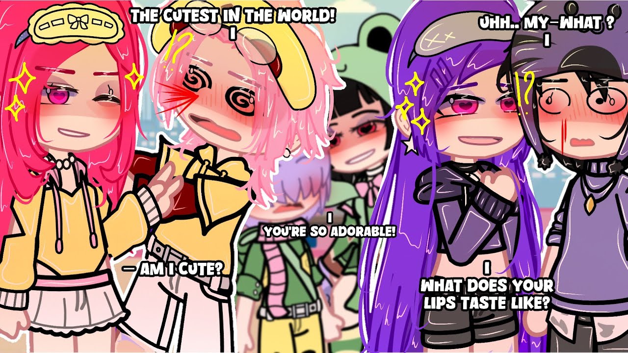 HUNTRIX Drinks Love Potion! || KPOP Demon Hunters || Ft. Saja Boys || Ships || Part 1/? || Gacha