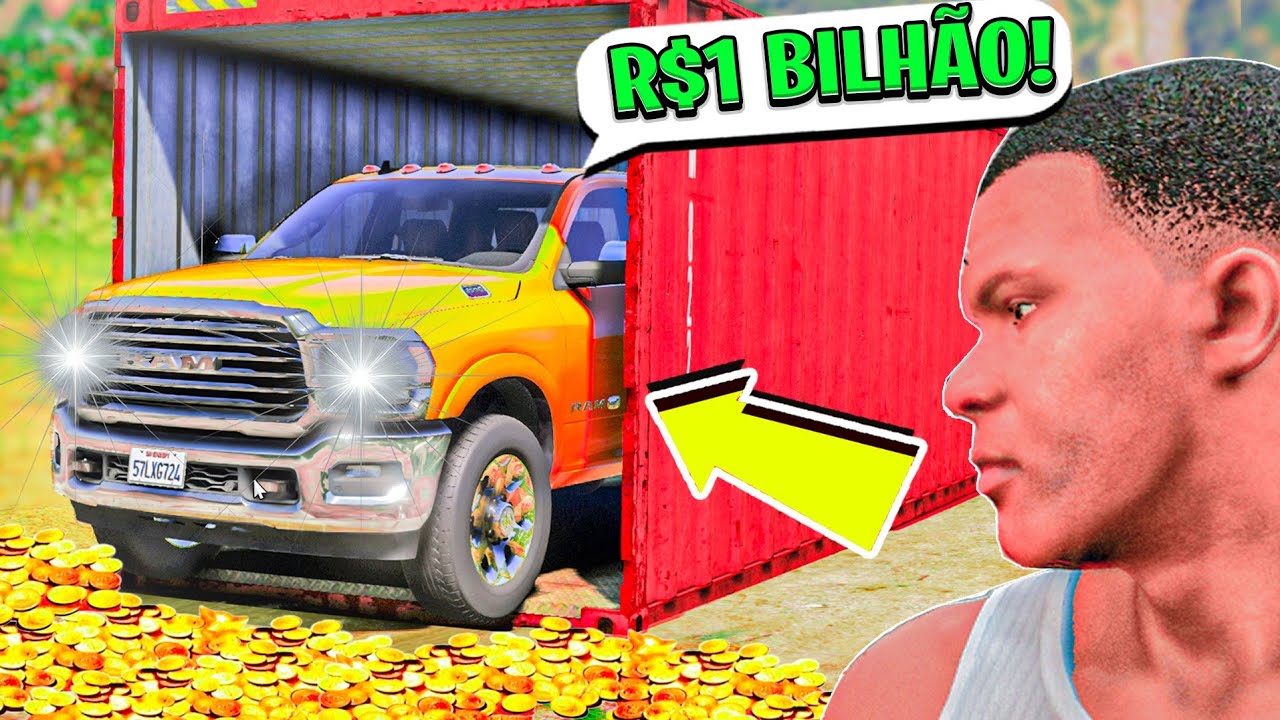 24 HORAS PROTEGENDO UMA DODGE RAM DE OURO!!! GTA 5