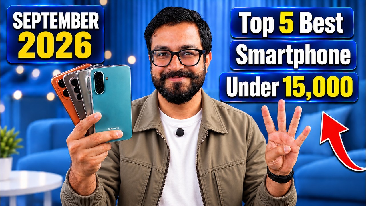 Top 5 Best Phone Under 15000 in September 2026 I Flipkart Big Billion Day & Amazon Sale 2026