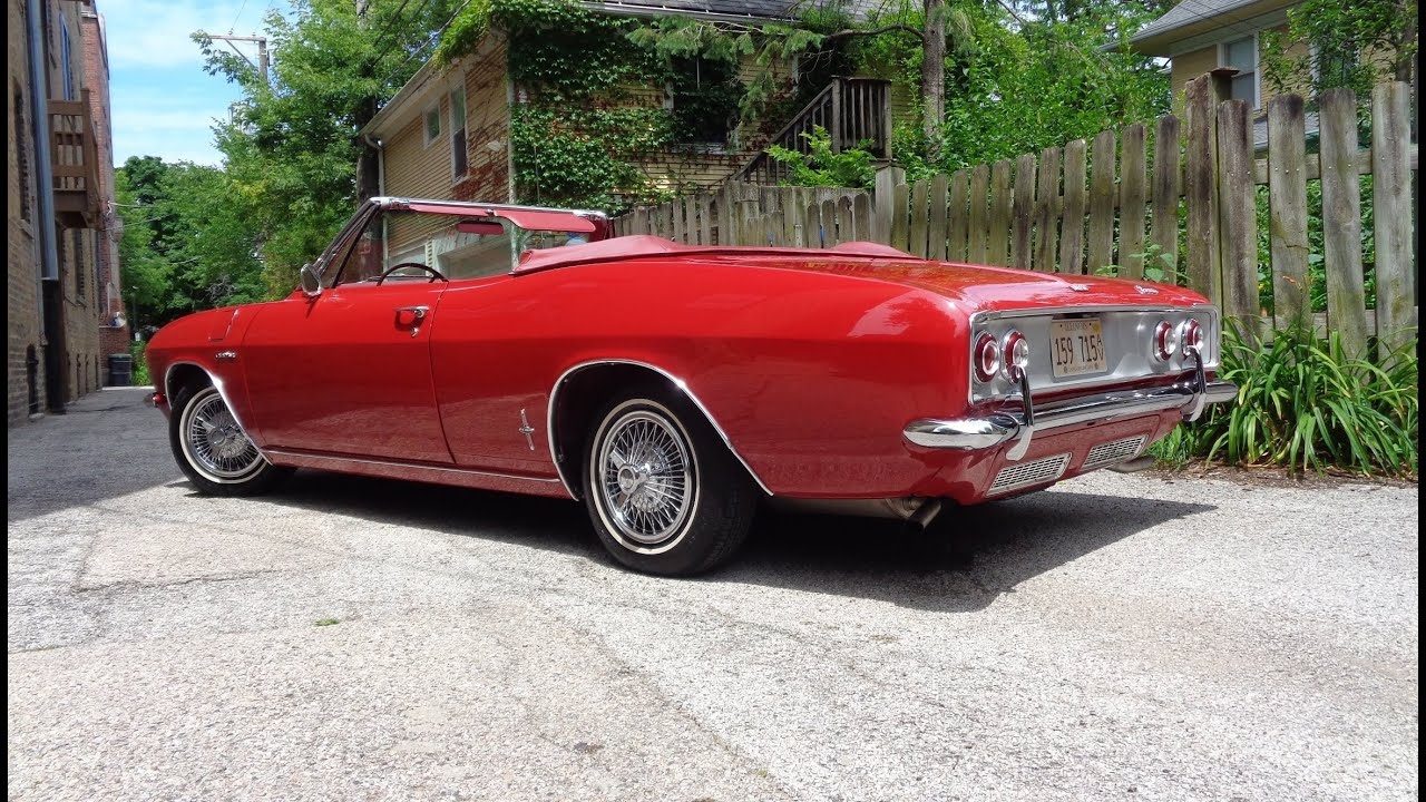 1965 Chevrolet Chevy Corvair Corsa Convertible in Regal Red & Ride - My Car Story with Lou Costabile