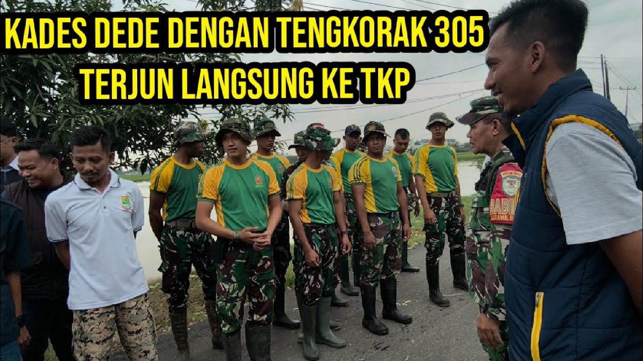 MANTAP❗KADES DEDE MEMBERSIHKAN SAMPAH PASKA BANJIR 