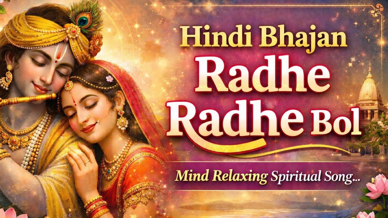 अपनी वाणी मैं अमृत घोल | Radhe Radhe Bol | Mind Relaxing Hindi Bhajan | Peaceful Krishna Bhajan