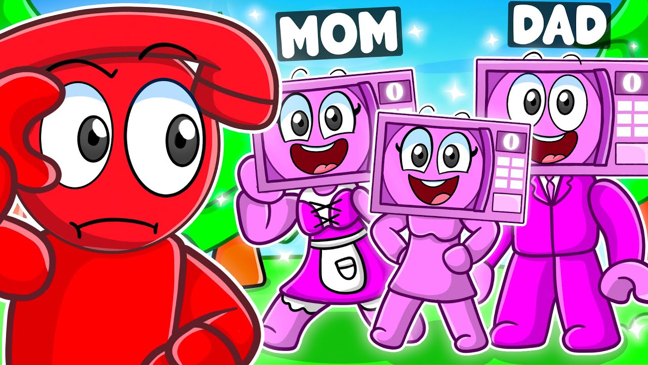 Я встретил семью ЛИЛИ МИКРОВОЛНОВ в Roblox&hellip; (Sprunki OC)
