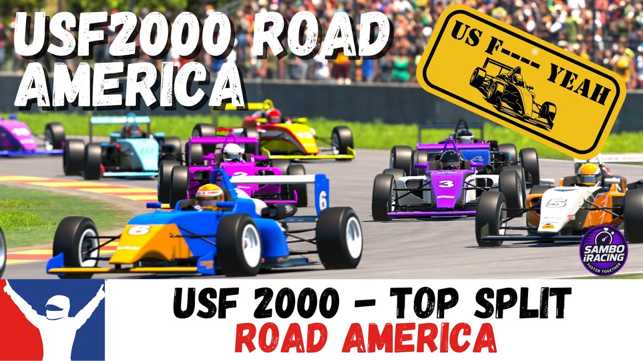 Top Split USF2000 at Road America - USF Yeah