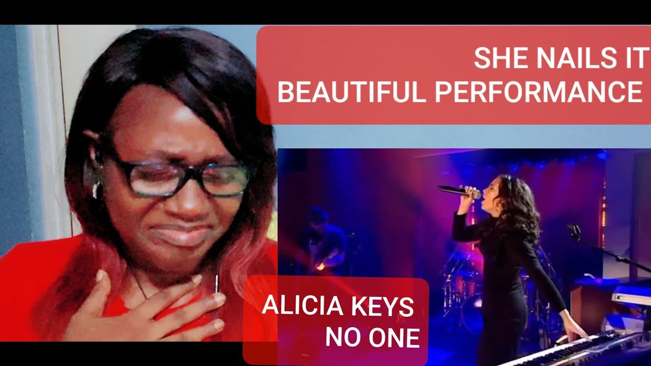 ALICIA KEYS *NO ONE LIVE PERFORMANCE *REACTION VIDEO