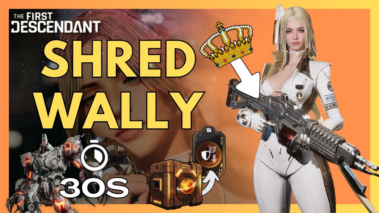 30s Wall Crasher INSANE Shred Serena Enduring Legacy & Ancient Knight l The First Descendant Build