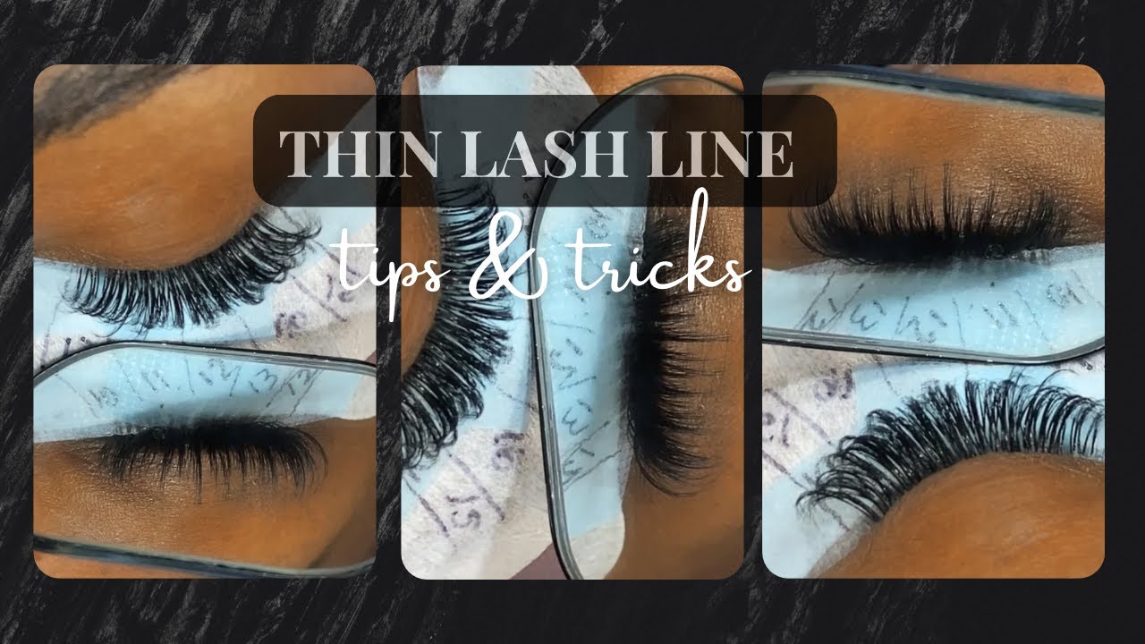 THIN & SPARSE LASH LINE TIPS & TRICKS | Voiceover | How to Lash 🖤