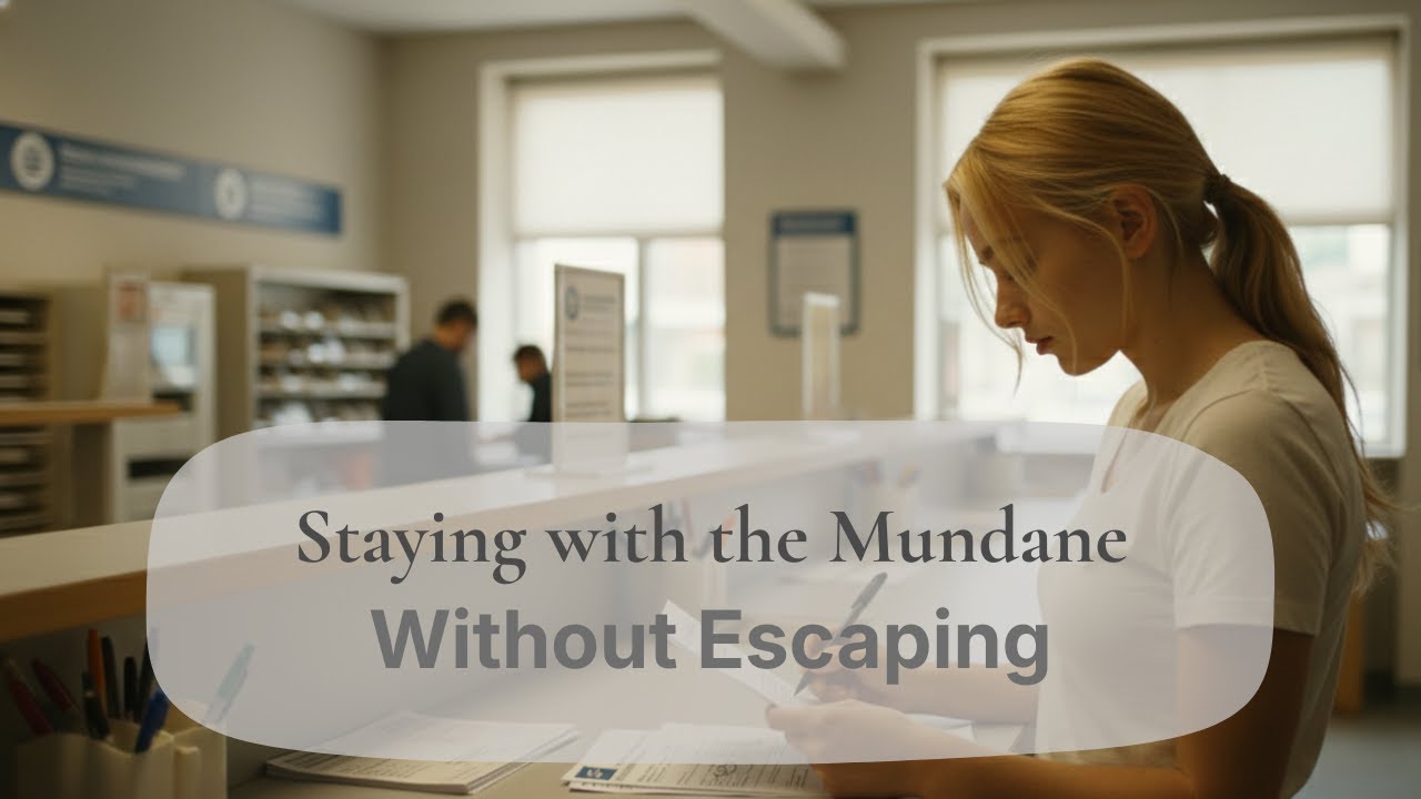 Staying with the Mundane｜Without Escaping