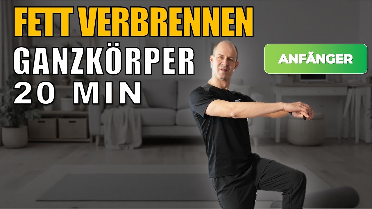 20 Min Feierabend Fatburn für Anfänger – Ganzkörper nach dem Büro ohne Springen
