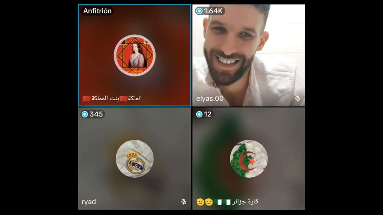 لايف الملكة بنت المملكة و إلياس|في نقاش مثير مع الجزائري قارة الجزائر