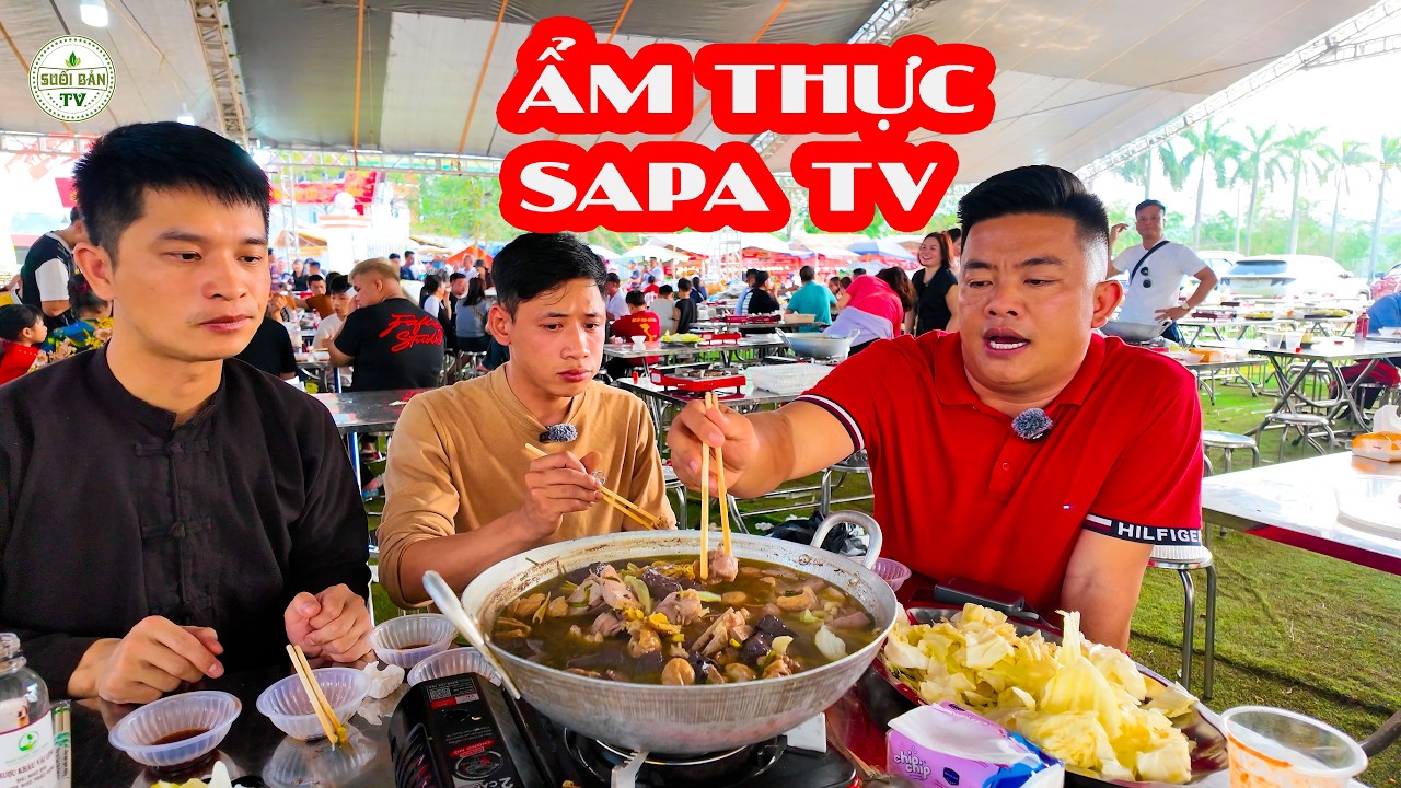 Thưởng Thức Món Thắng Cố A Hải Sapa Tv Tại Đền Bà Chúa Bắc Ninh ✧ Suối Bản Tv