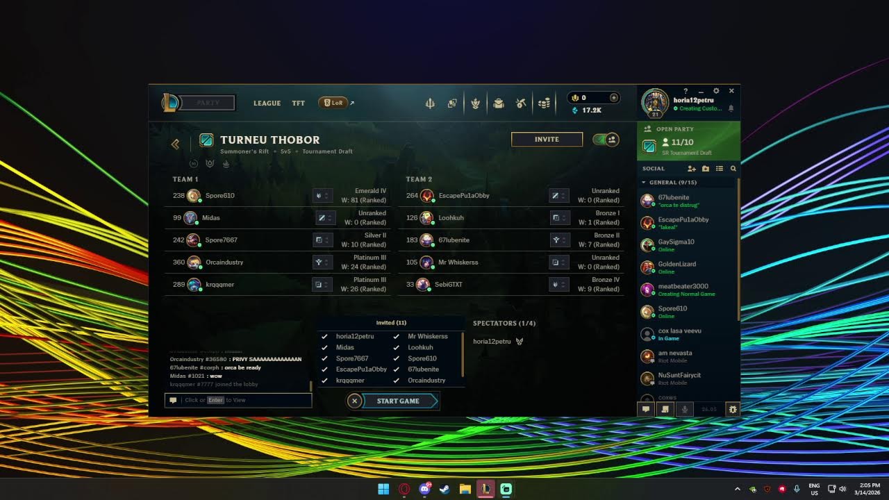 Turneul de Gaming Thobor 2026