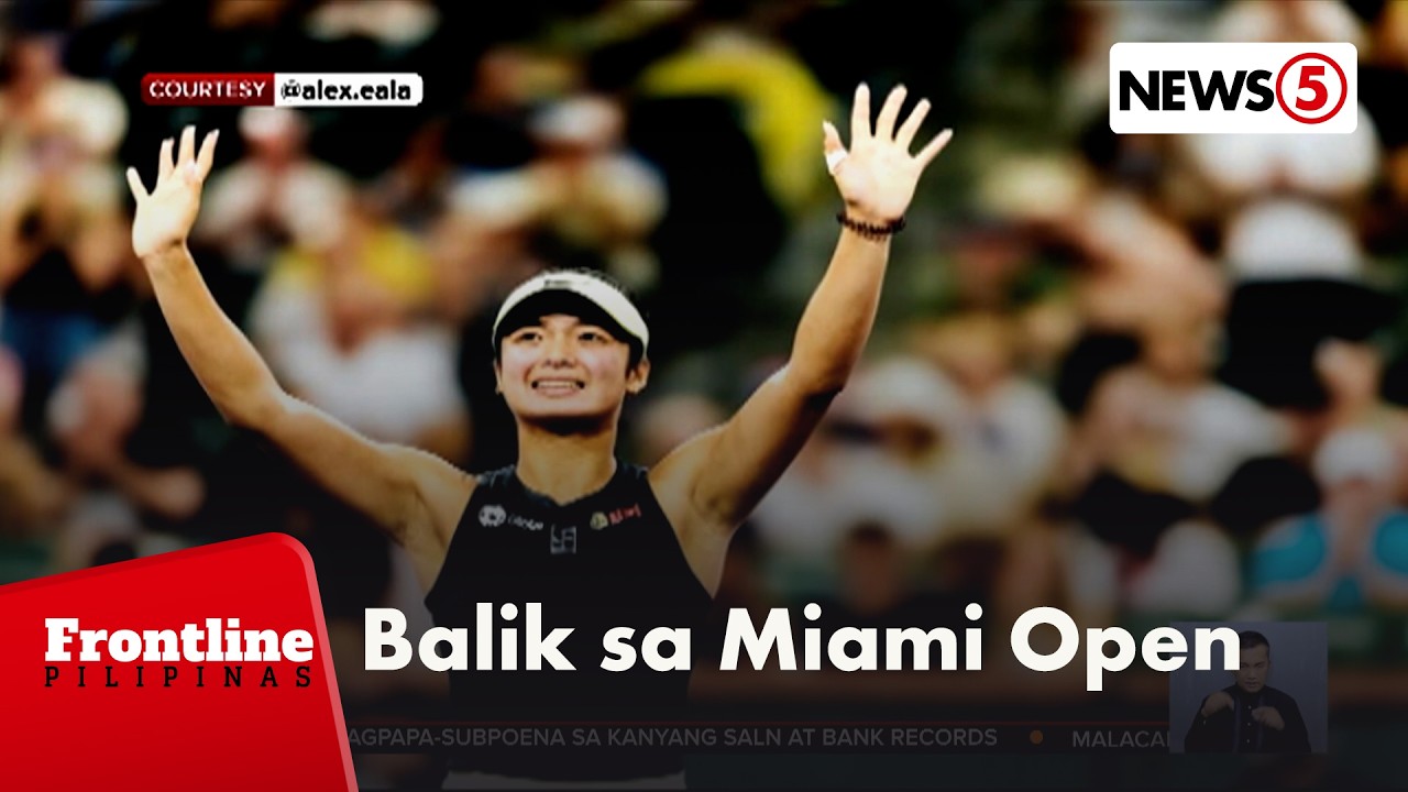 Алекс Ила вернется на Miami Open | Передовые Филиппины