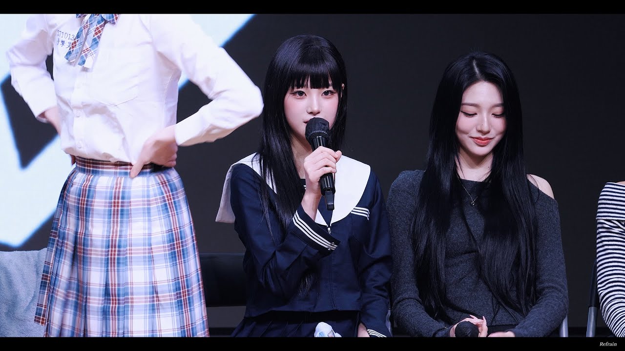 250302 이번역은 트리플에스 역입니다. 내리실 문은 없습니다. tripleS S24 JIYEON 4K FanCam @tripleS VV Fansign