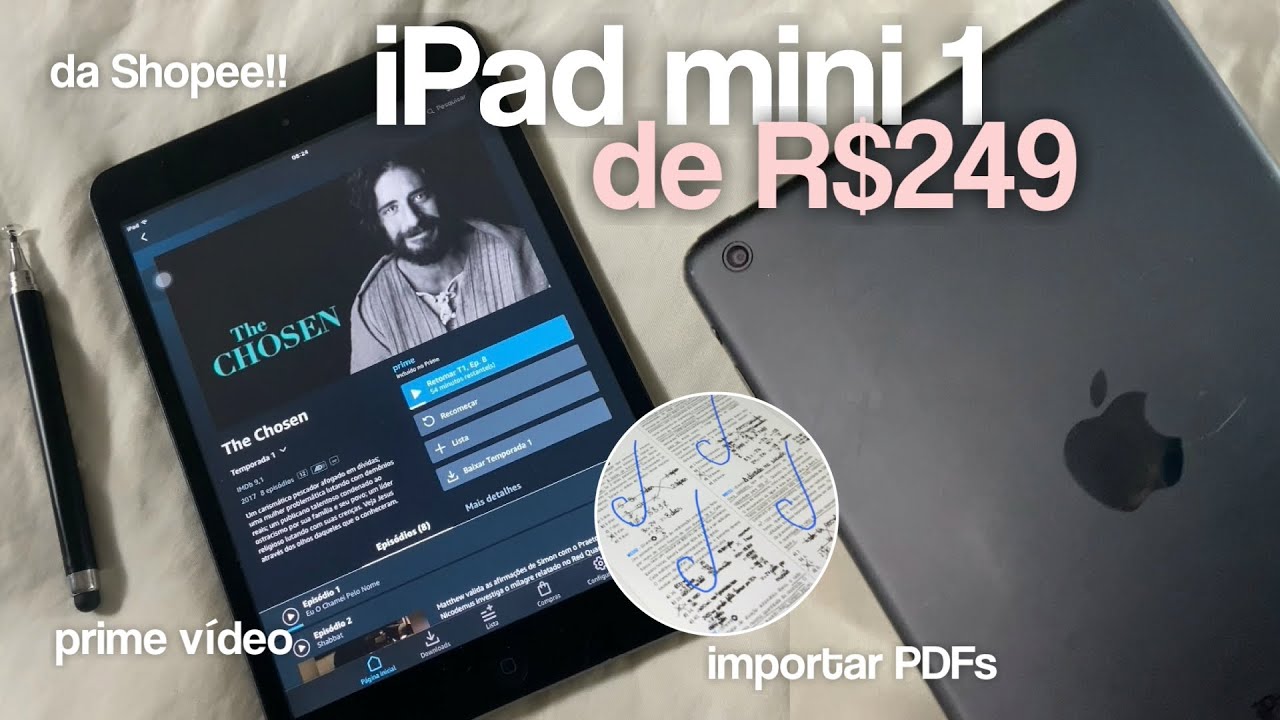 iPad Mini 1 por R$249 em 2025! Ainda vale a pena? Instalar apps, ler livros, importar PDF