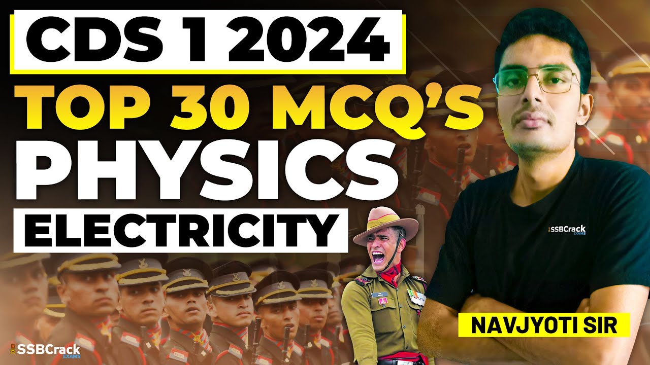Top 30 Most Important MCQs On Electricity | CDS 1 2024 | UPSC