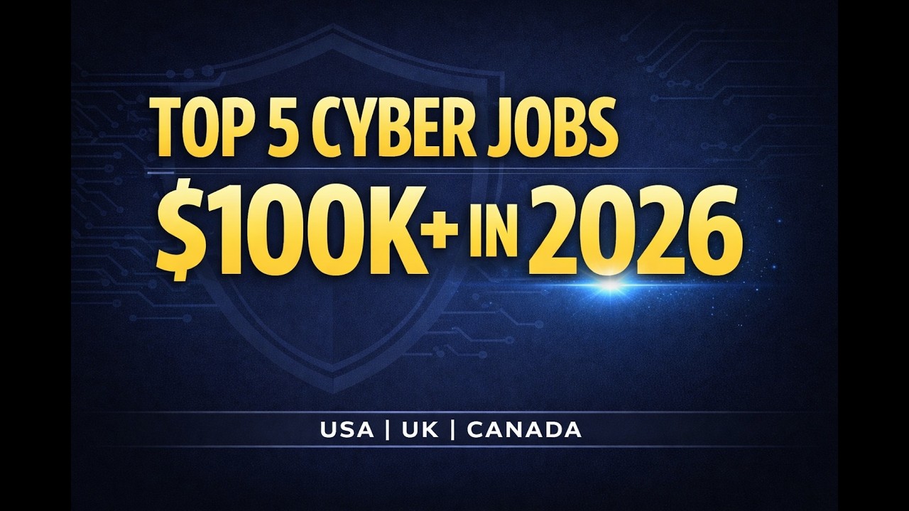 Top 5 Cybersecurity Roles That Pay $100K+ in 2026 (With Certifications)