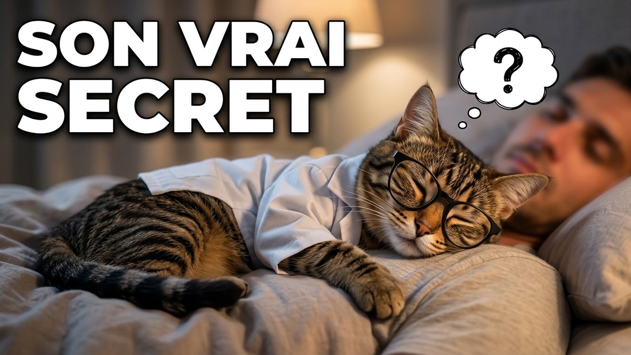Pourquoi votre chat DORT avec vous  ?  la réponse va vous émouvoir !