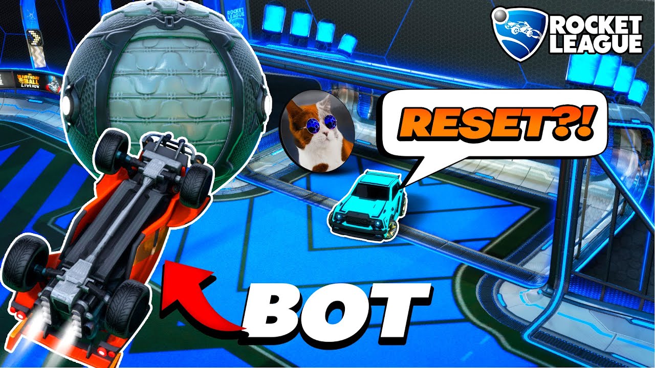 DESAFIEI YOUTUBERS A JOGAREM CONTRA O BOT MAIS APEL&Atilde;O DO ROCKET LEAGUE...