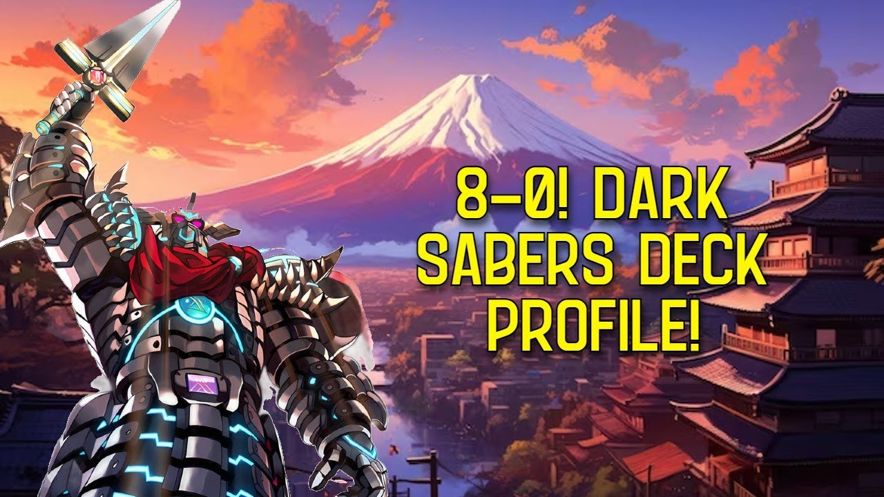 8-0 X-Saber (Dark Saber) Deck Profile! | Edison Format