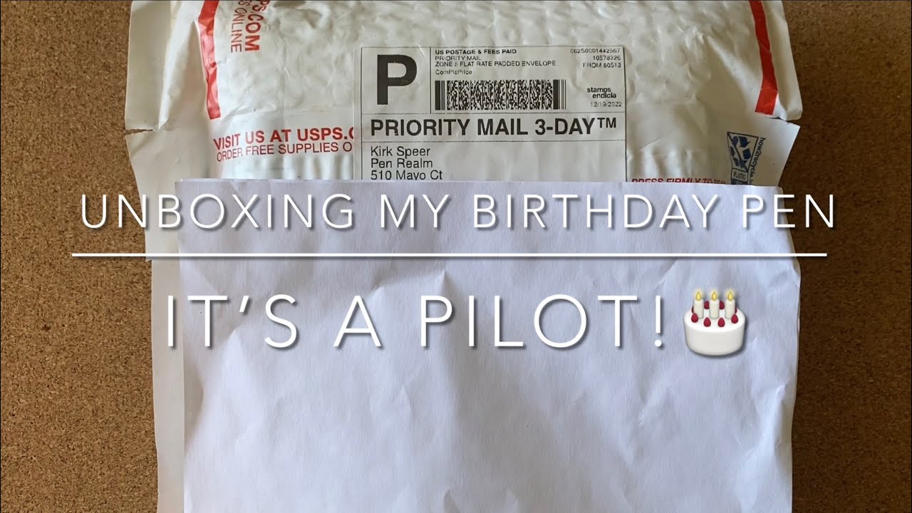 Unboxing my Birthday Pen! 🎂