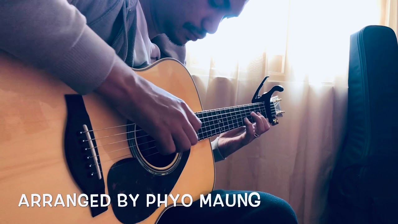 အချစ်ညရင်ခုန်သံ(စိုးပိုင်) | Fingerstyle Guitar Cover