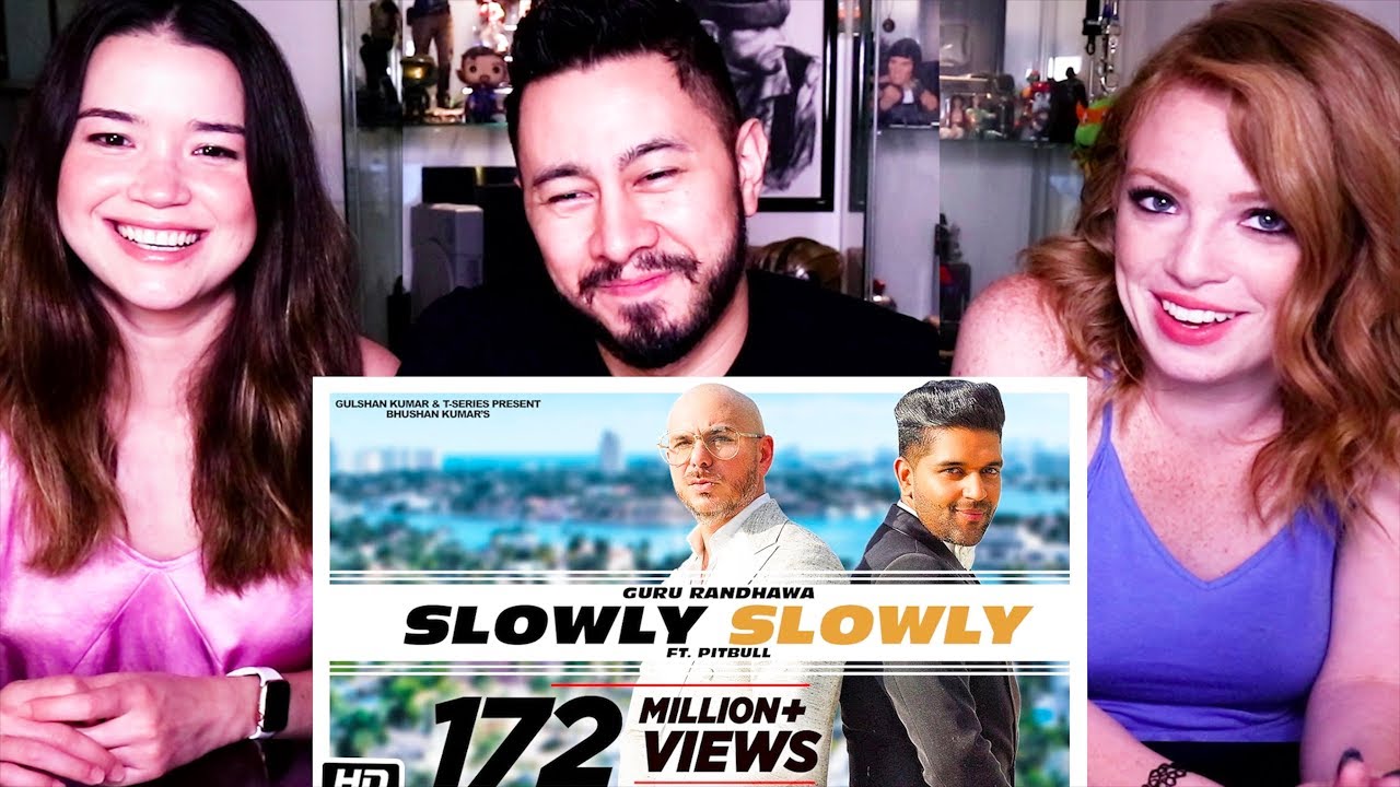 SLOWLY SLOWLY | Guru Randhawa ft. Pitbull | Bhushan Kumar | Music Video Reaction!
