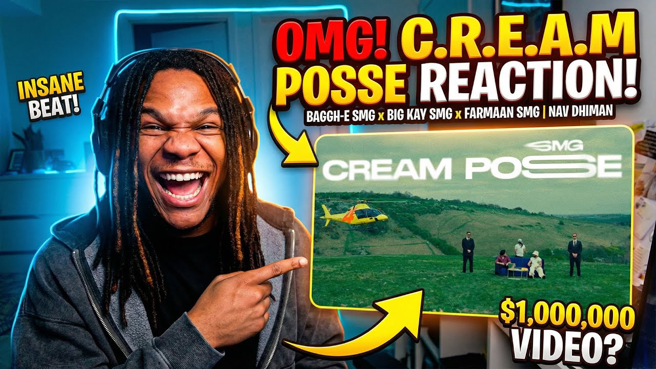 C.R.E.A.M POSSE - BAGGH-E SMG x BIG KAY SMG x FARMAAN SMG (Реакция)